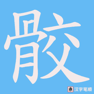 骹