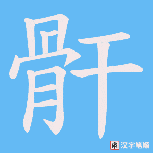 骭