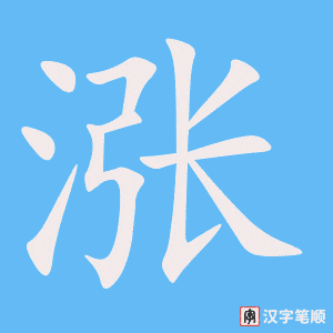 涨