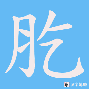 肐