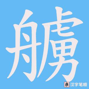 艣