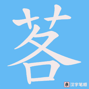 茖
